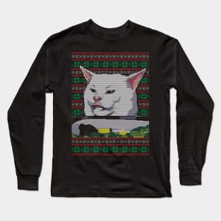 Cat Yelled At Long Sleeve T-Shirt